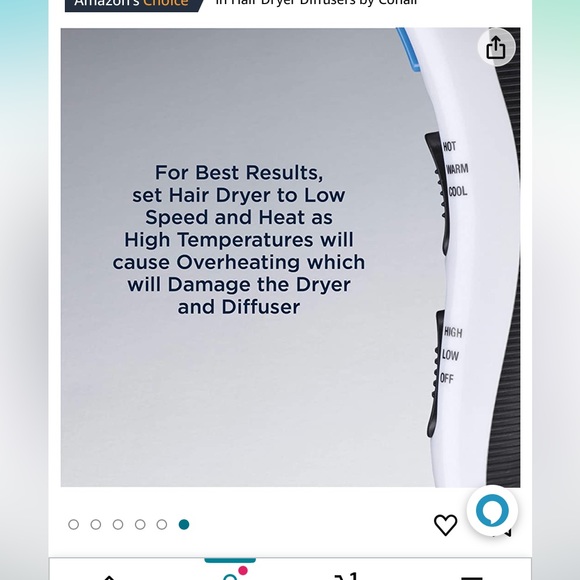 Conair universal diffuser attachment - Picture 5 of 10